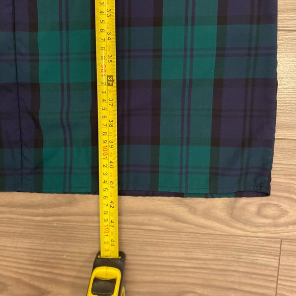 *NWT* Green plaid spaghetti strap dress Sz M - Picture 8 of 9